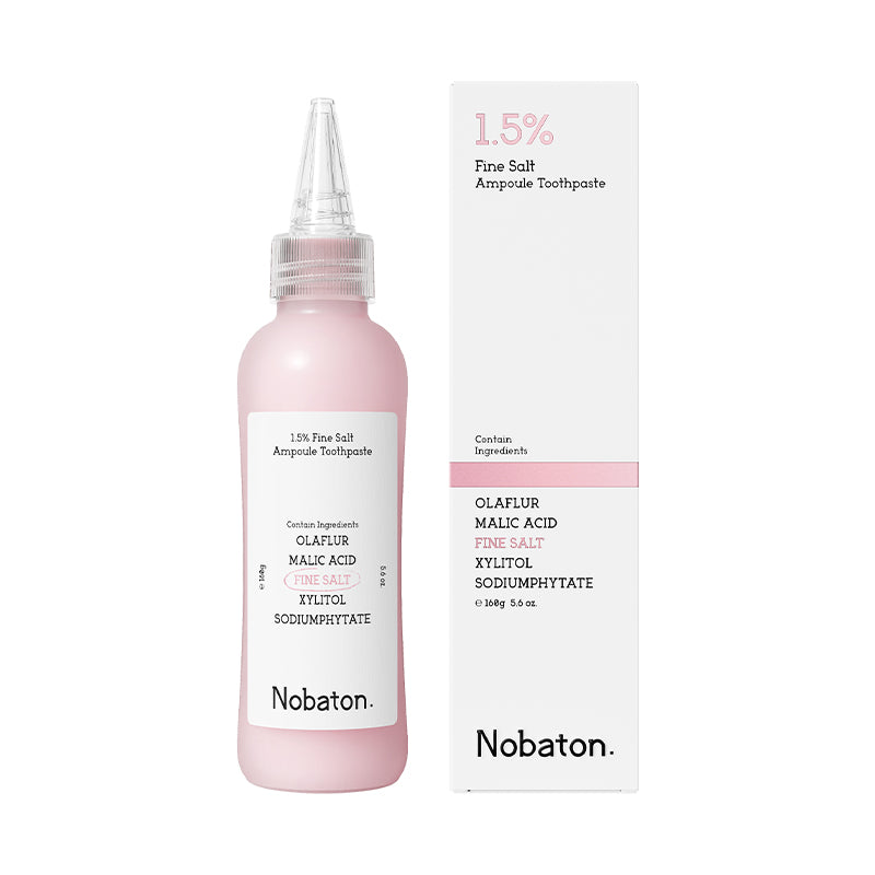 Nobaton. 1.5%Fine Salt Ampoule Toothpaste（160g/5.6 oz）