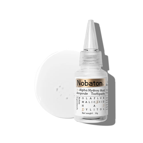 Nobaton. 1% Alpha Hydroxy Acid Ampoule Toothpaste（35g/1.23 oz ×3）