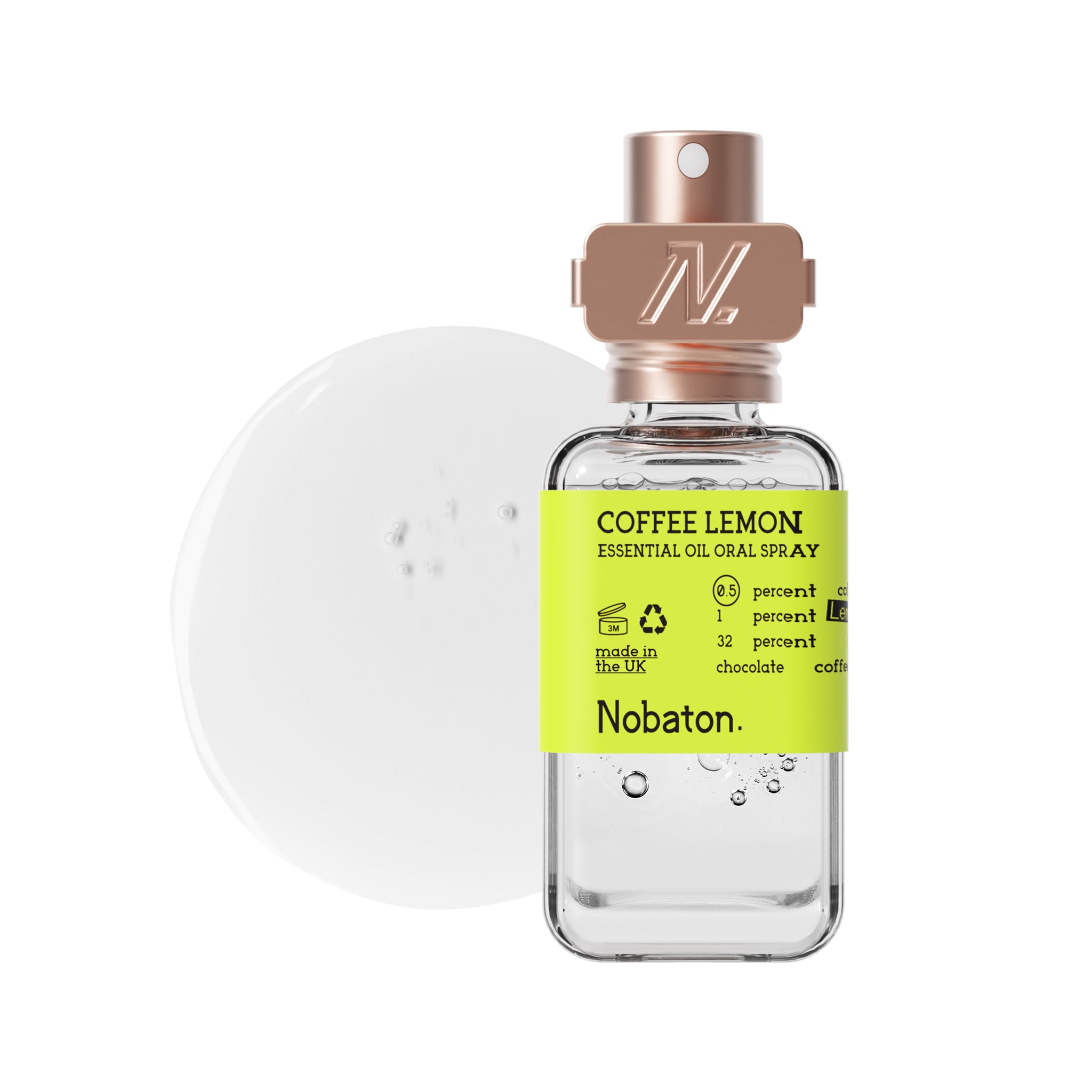 Nobaton. Coffee Lemon Essential Oil Oral Spray – nobaton