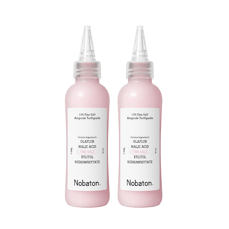 Nobaton. 1.5%Fine Salt Ampoule Toothpaste（160g/5.6 oz）