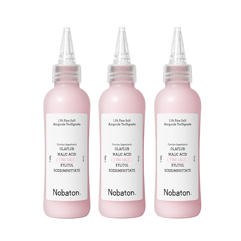 Nobaton. 1.5%Fine Salt Ampoule Toothpaste（160g/5.6 oz）
