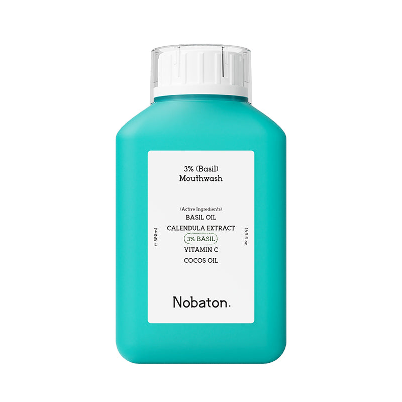 Nobaton. 3% Basil Mouthwash