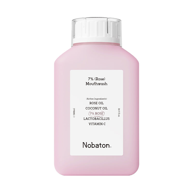 Nobaton. 7% Rose Mouthwash（500ml/16.9 fl oz）