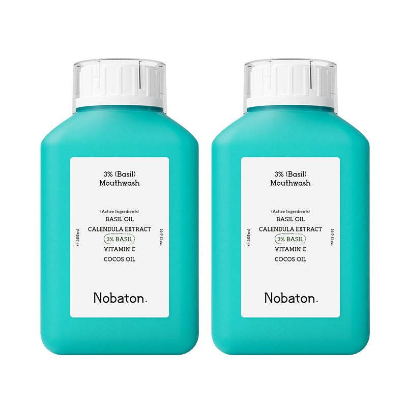 Nobaton. 3% Basil Mouthwash