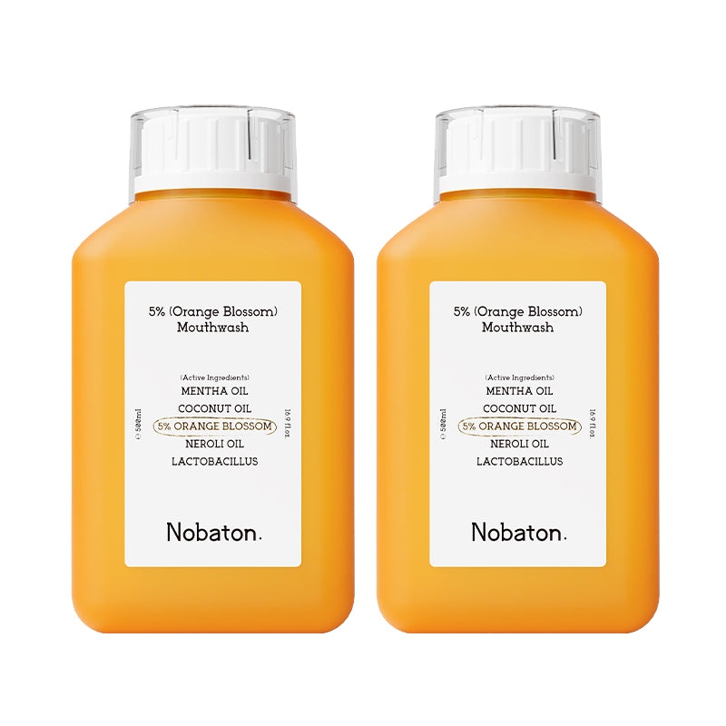 Nobaton. 5% Orange Blossom Mouthwash