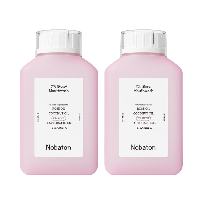 Nobaton. 7% Rose Mouthwash（500ml/16.9 fl oz）
