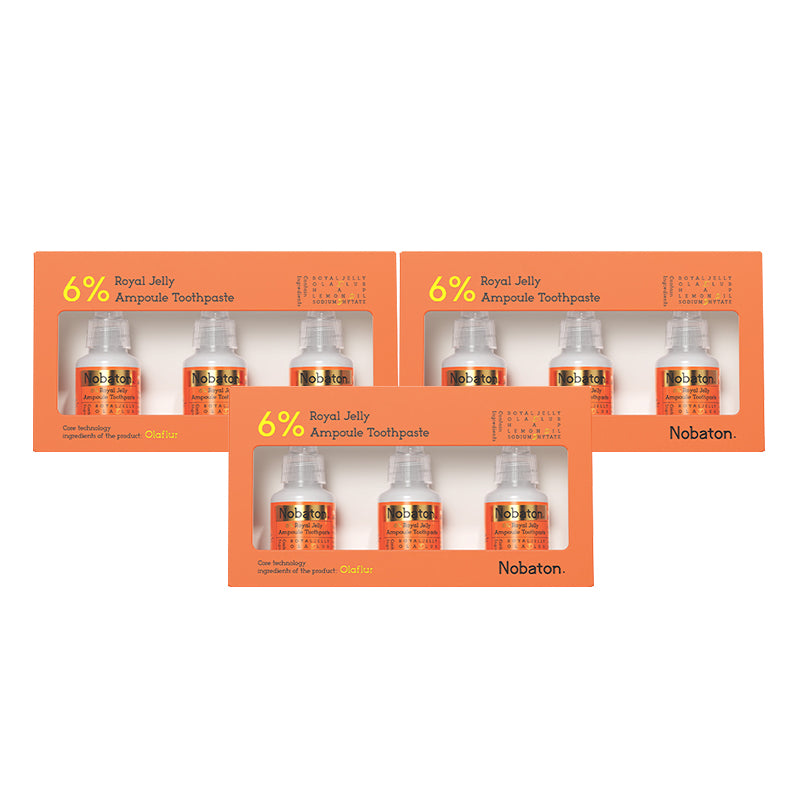 Nobaton. 6% Royal Jelly Ampoule Toothpaste
