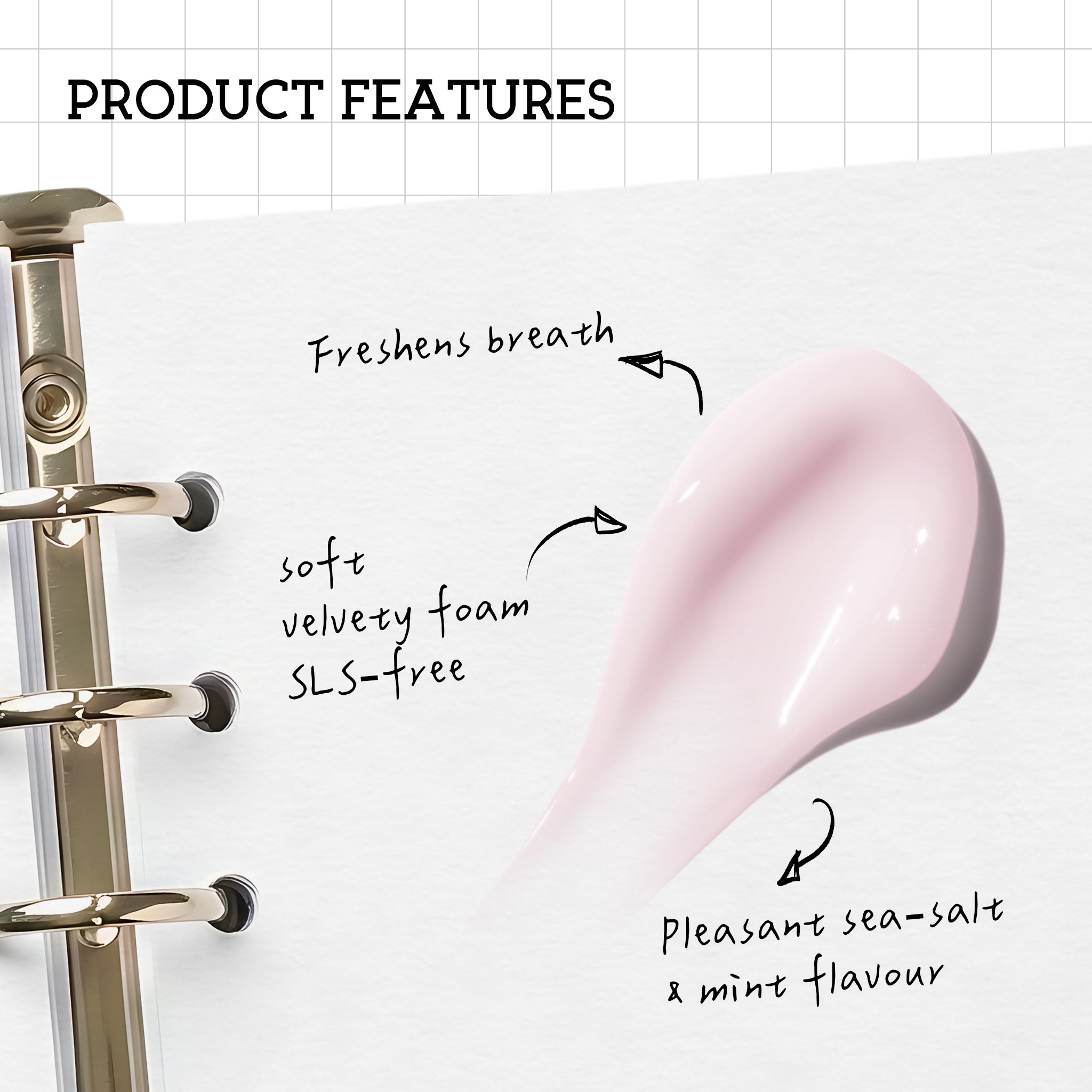 Nobaton. 1.5%Fine Salt Ampoule Toothpaste（35g/1.23 oz ×3）