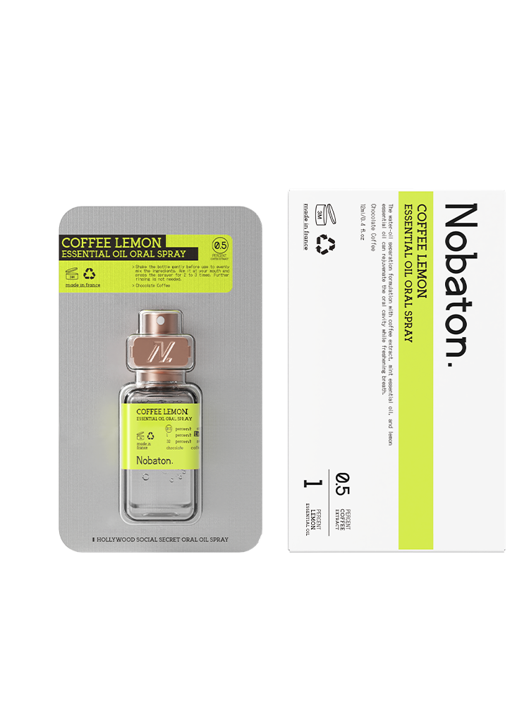 Nobaton. Coffee Lemon Essential Oil Oral Spray