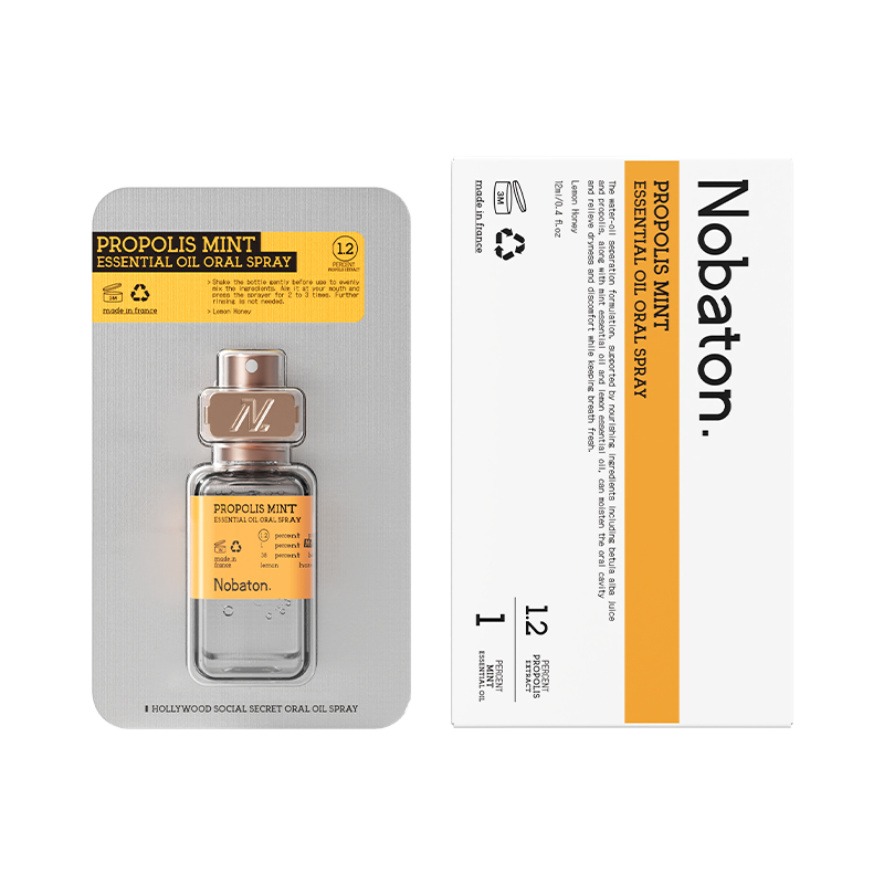 Nobaton. Propolis Mint Essential Oil Oral Oil