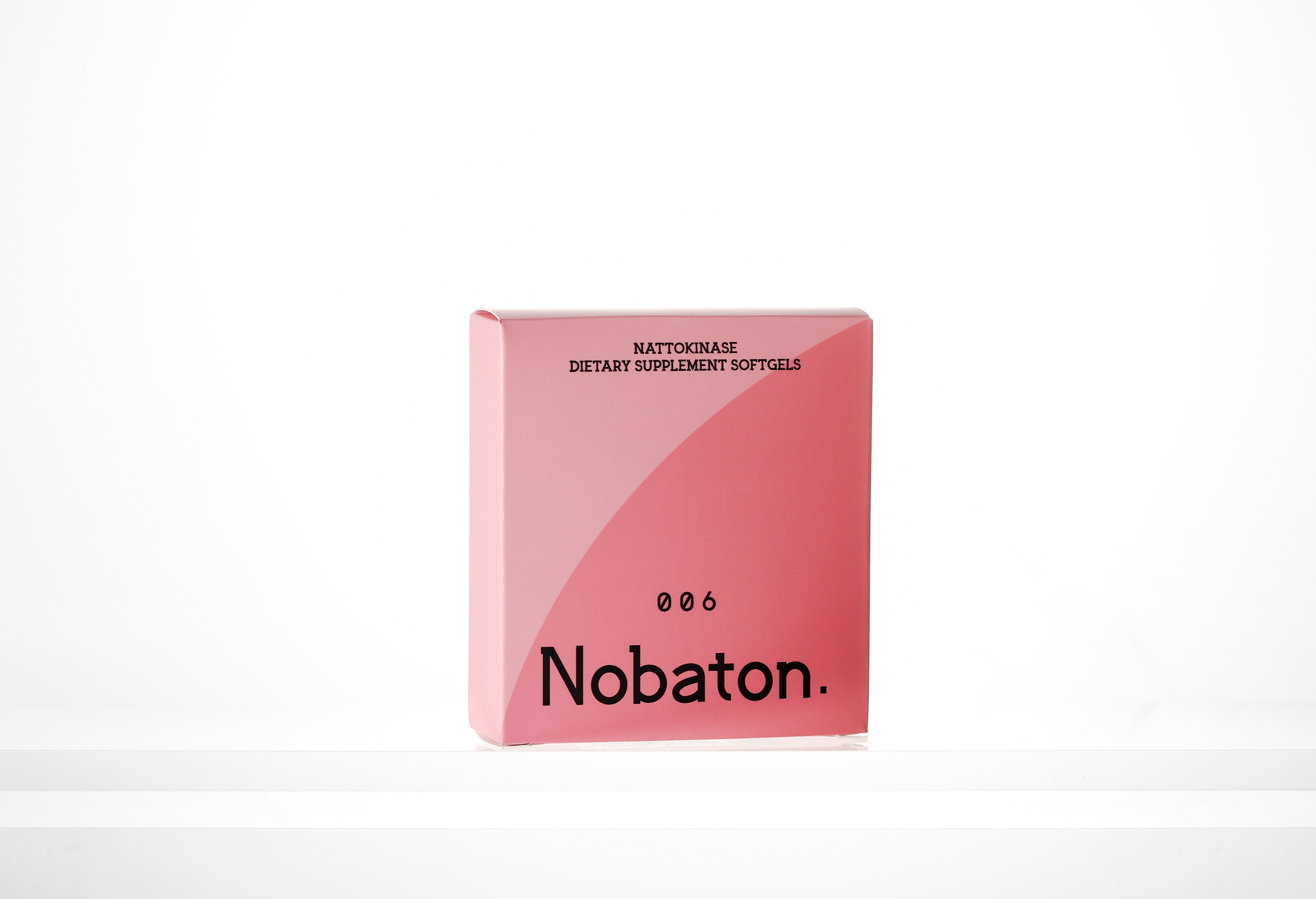 Nobaton. Nattokinase Dietary Supplement Softgels
