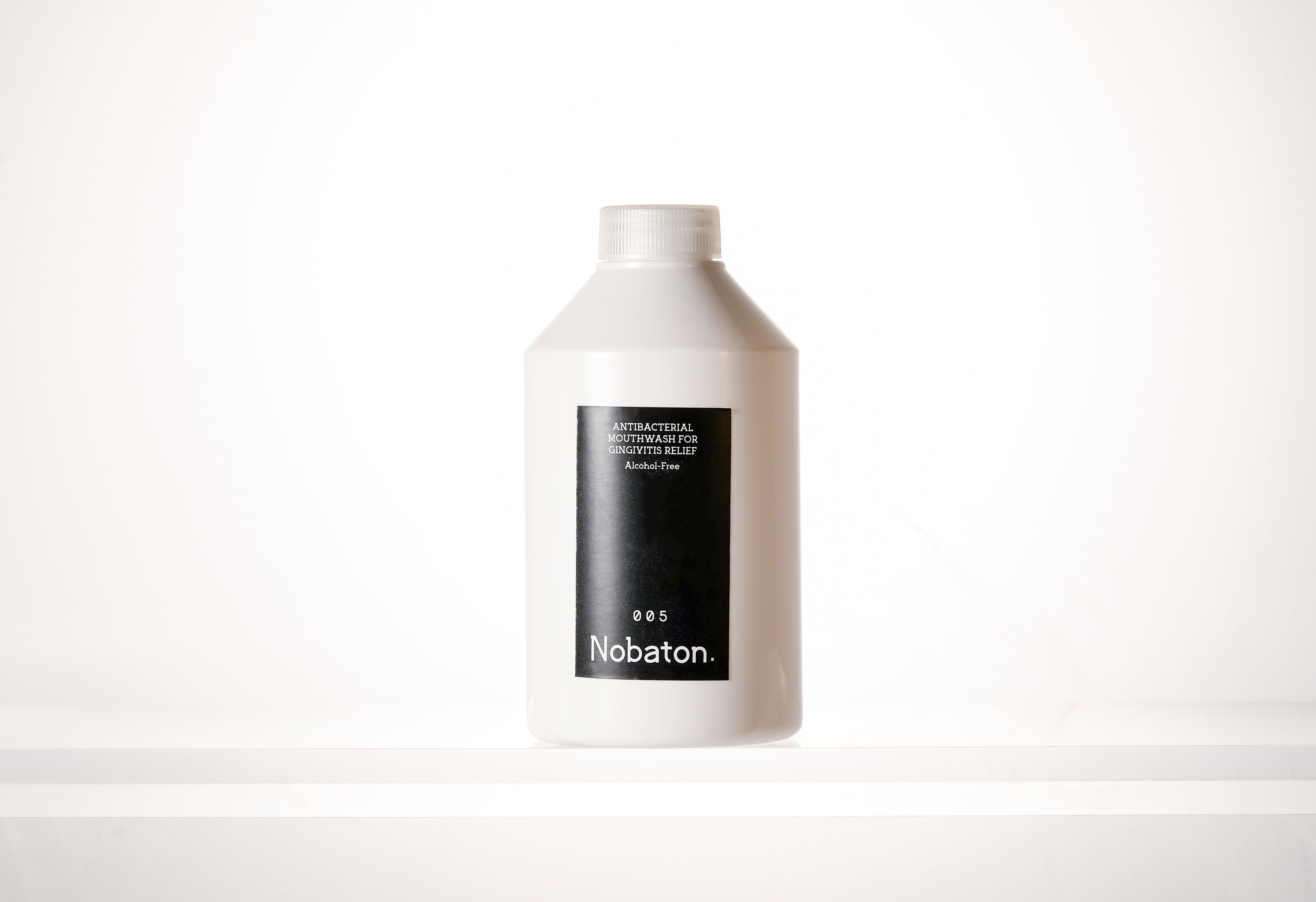 Nobaton. Antibacterial Mouthwash for Gingivitis Relief (Alcohol-Free)